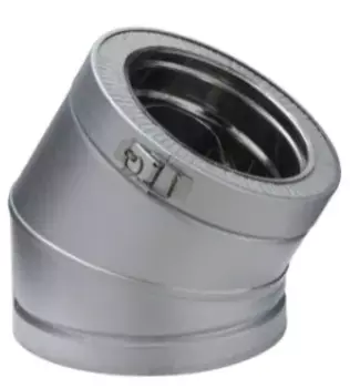 COUDE 30° Diam230 - INOX GALVA